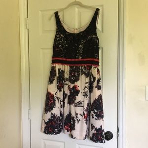 Peter Som Made in Kind floral dress with sequins